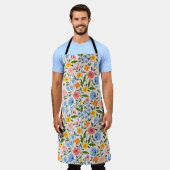Folk Floral: Kleurrijke kleine patronen Schort (Gedragen)