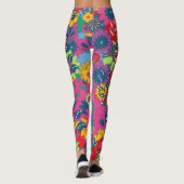 Folk Floral Leggings (Achterkant)