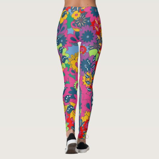 Folk Floral Leggings (Achterkant)