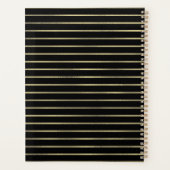 Folk Flower Bouquet Folie Stripes Wedding Planner (Achterkant)