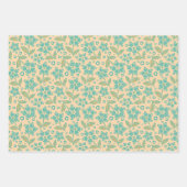 Folk Flowers in  Inpakpapier Vel (Voorkant)