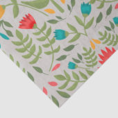 Folk Flowers Patroondepaginatpapier Tissuepapier (Detail)