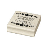 Folk Flowers Plant Seeds Groeit Happy Memories Rubberstempel (Stempel)