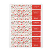 Folk Flowers | Vakantiemateriaal voor retourzendin (Vel)