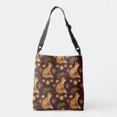 Folk Foxes Spiral Crossbody Tas (Achterkant)