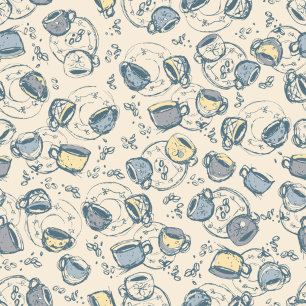 Folk Garden Vinyl Wrapped Flask Heupfles