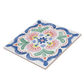 Folk Garden Watercolor Tegeltje (Zijkant)