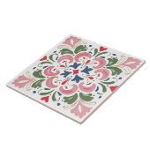 Folk Garden Watercolor Tegeltje (Zijkant)