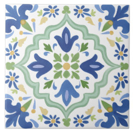 Folk Garden Watercolor Tegeltje