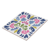 Folk Garden Watercolor Tegeltje (Zijkant)