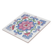 Folk Garden Watercolor Tegeltje (Zijkant)