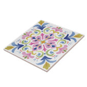 Folk Garden Watercolor Tegeltje (Zijkant)