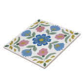 Folk Garden Watercolor Tegeltje (Zijkant)