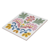 Folk Garden Watercolor Tegeltje (Zijkant)