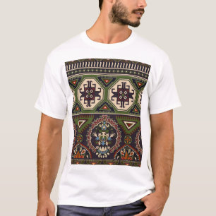 Folk geometric: kleurrijk etnisch behang. t-shirt