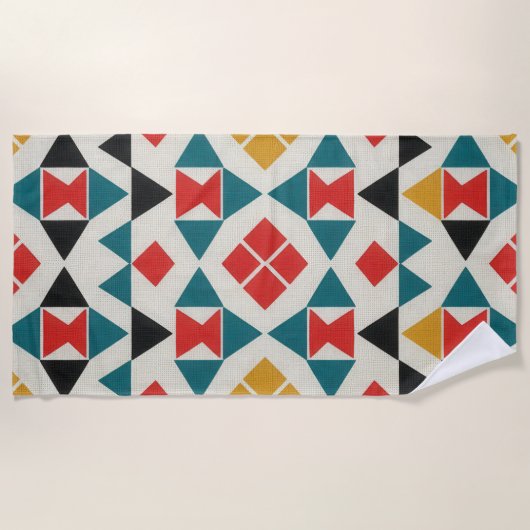 Folk Geometry Strandlaken (Voorkant)