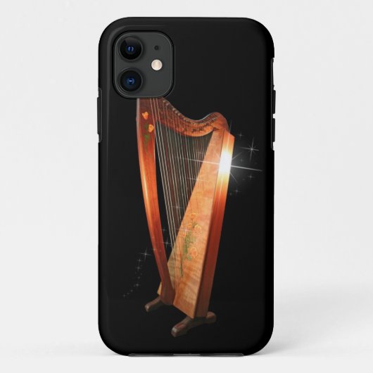 Folk Harp iPhone Hoes (Achterkant)