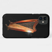 Folk Harp iPhone Hoes (Achterkant (horizontaal))
