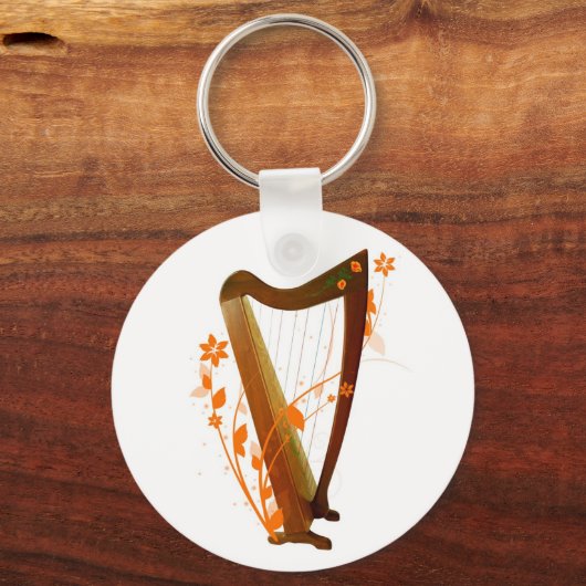 Folk Harp Sleutelhanger (Voorkant)