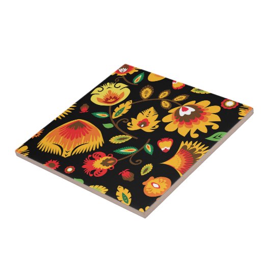 Folk Harvest Folklore Tegeltje (Zijkant)