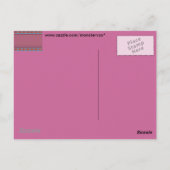 Folk Heart Pattern Briefkaart (Achterkant)