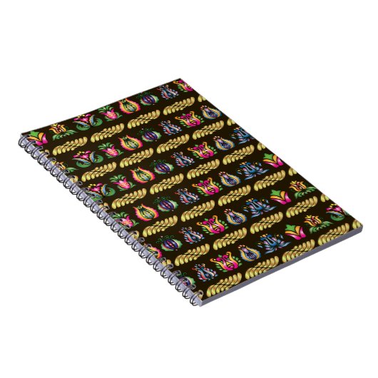 Folk Hungarian Pattern Notitieboek (Rechterzijde)