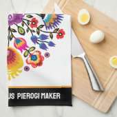  Folk-ing Fabulous Pierogi maker Theedoek (Quarter Fold)