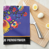 Folk-ing Fabulous Pierogi maker Theedoek (Quarter Fold)