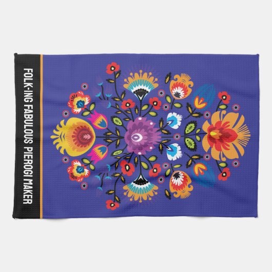 Folk-ing Fabulous Pierogi maker Theedoek (Horizontaal)