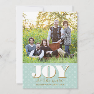 Folk Joy Kaart Holiday Fotokaart
