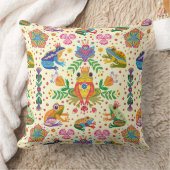 Folk Kikkers & Bloemen Fantasia Kussen (Deken)
