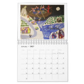 Folk kunstenaar Pierre Martin 2022 Agenda Kalender (Jan 2027)