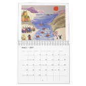 Folk kunstenaar Pierre Martin 2022 Agenda Kalender (Mar 2027)