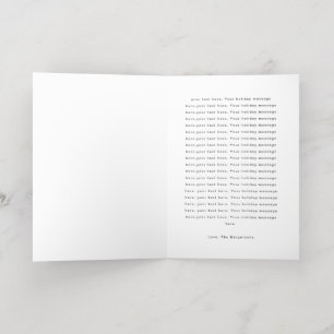 Folk Lijst Folie Feestdagenkaart