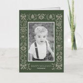 Folk Lijst Folie Feestdagenkaart (Voorkant)