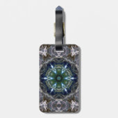 Folk Mandala Bagagelabel (Achterkant verticaal)