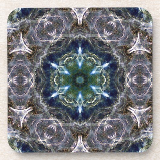 Folk Mandala Bier Onderzetter (Voorkant)