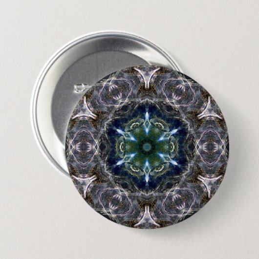 Folk Mandala Button (Voorkant /achterkant)
