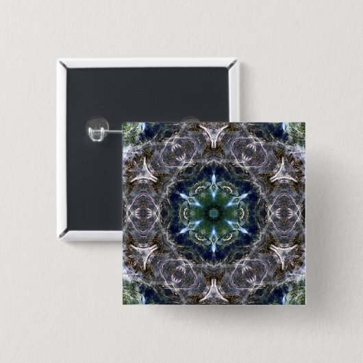 Folk Mandala Button (Voorkant /achterkant)