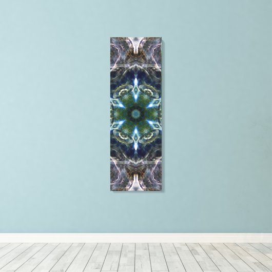 Folk Mandala Canvas Afdruk (Insitu (Houten vloer))