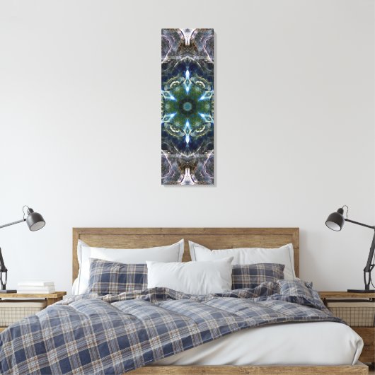 Folk Mandala Canvas Afdruk (Insitu (Slaapkamer))