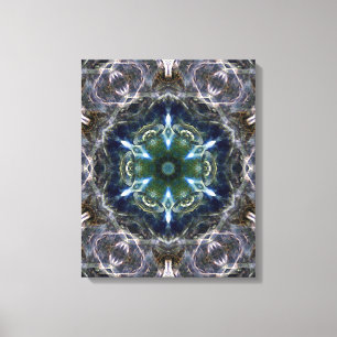 Folk Mandala Canvas Afdruk