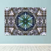 Folk Mandala Canvas Afdrukken (Insitu (Houten vloer))