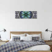 Folk Mandala Canvas Afdrukken (Insitu (Slaapkamer))
