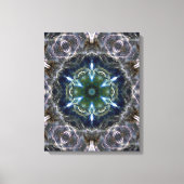 Folk Mandala Canvas Afdrukken (Voorkant)