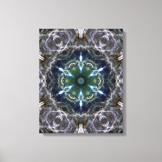 Folk Mandala Canvas Afdrukken (Voorkant)