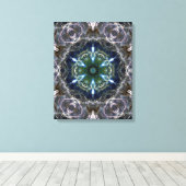 Folk Mandala Canvas Afdrukken (Insitu (Houten vloer))