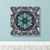 Folk Mandala Canvas Afdrukken (Insitu (Houten vloer))