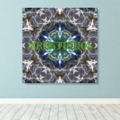 Folk Mandala Canvas Afdrukken (Insitu (Houten vloer))