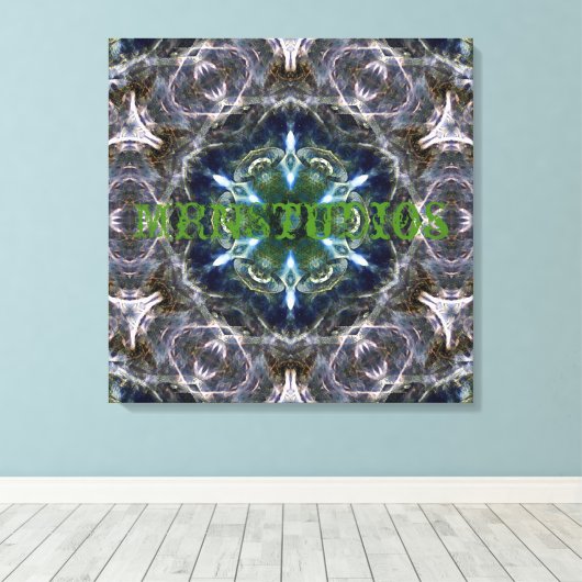 Folk Mandala Canvas Afdrukken (Insitu (Houten vloer))